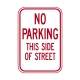 R7-13 No Parking This Side Of Street R7-13 No Parking This Side Of Street
