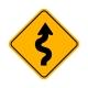 W1-5R Winding Road Right W1-5R Winding Road Right