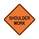 W21-5 Shoulder Work W21-5 Shoulder Work